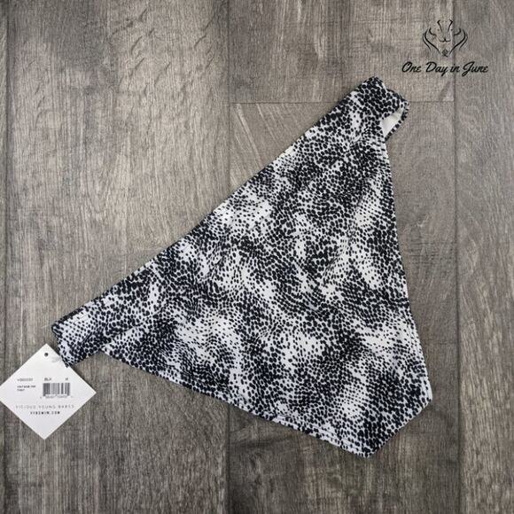 Vicious Young Babes Maya Vintage High Waist Bikini Bottom Swimsuit Size M - Picture 4 of 4